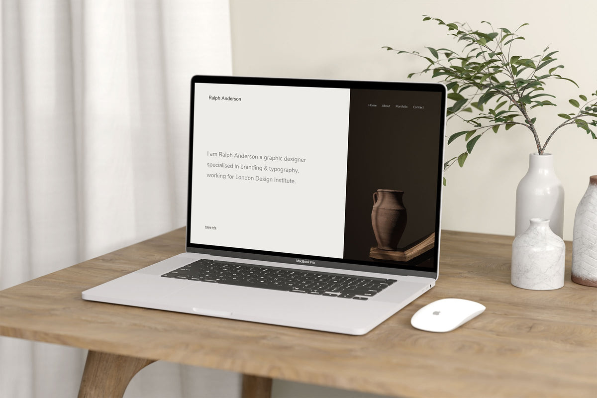 Rustic Device Mockup Scene Collection – Ruben Stom Design